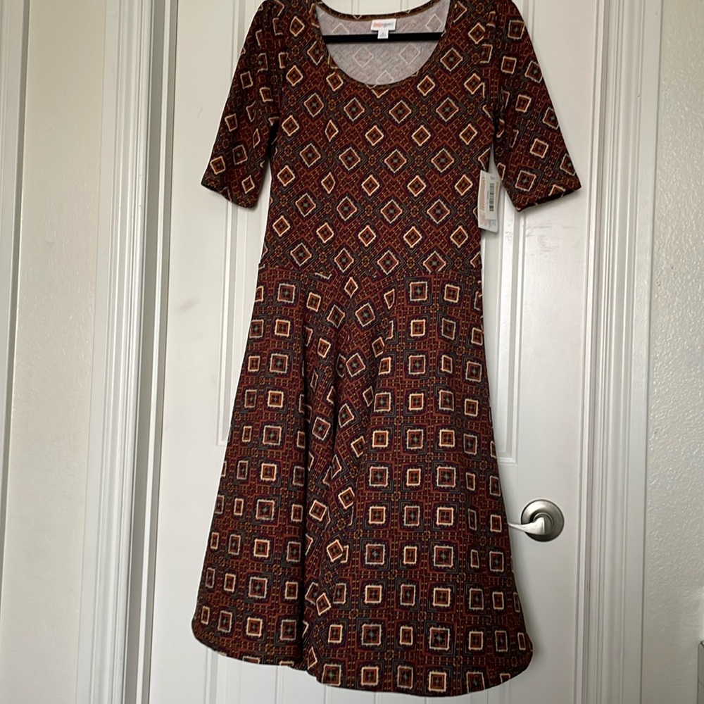 LuLaRoe Nicole Dress Size L